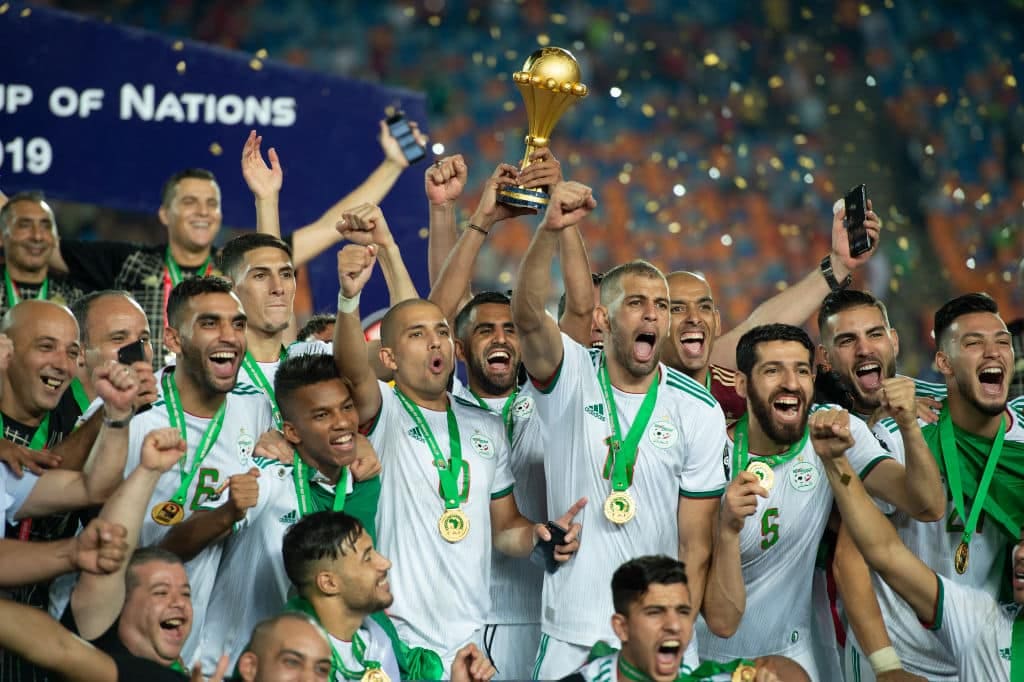 Algeria lift the AFCON trophy in 2019