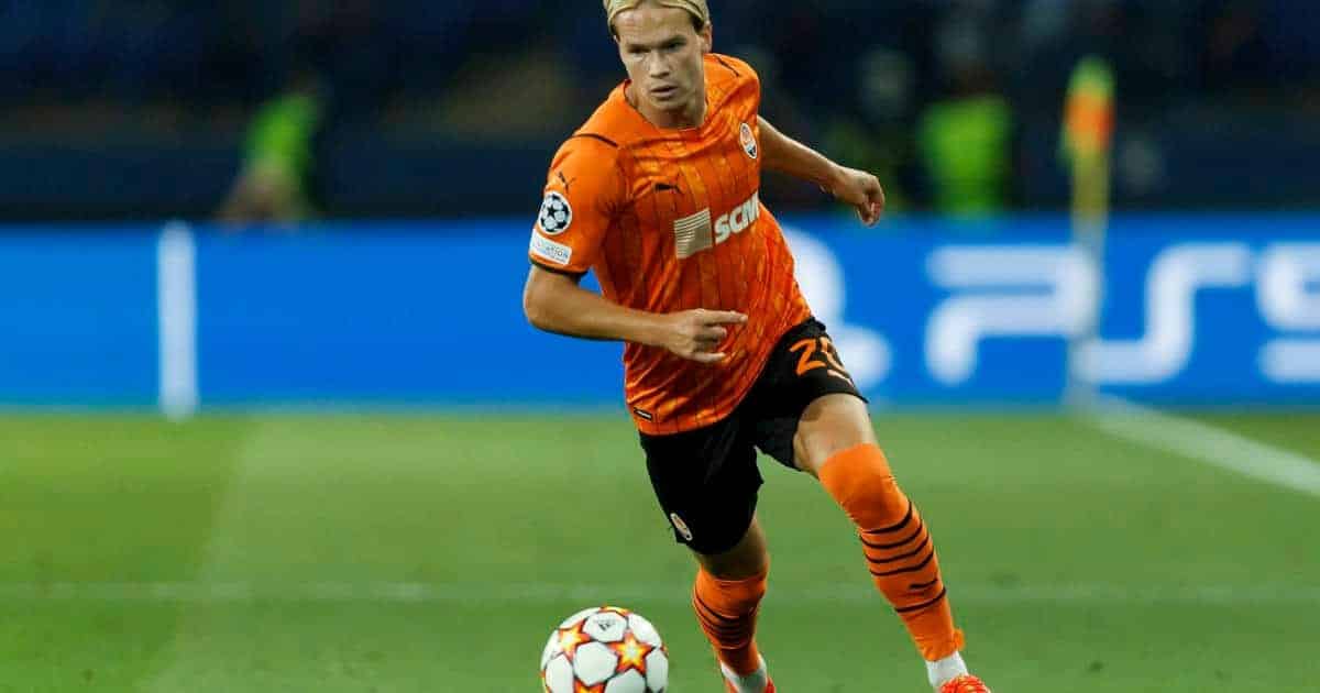 Shakhtar set out eye-watering Mykhaylo Mudryk demands amid Arsenal and Manchester City interest
