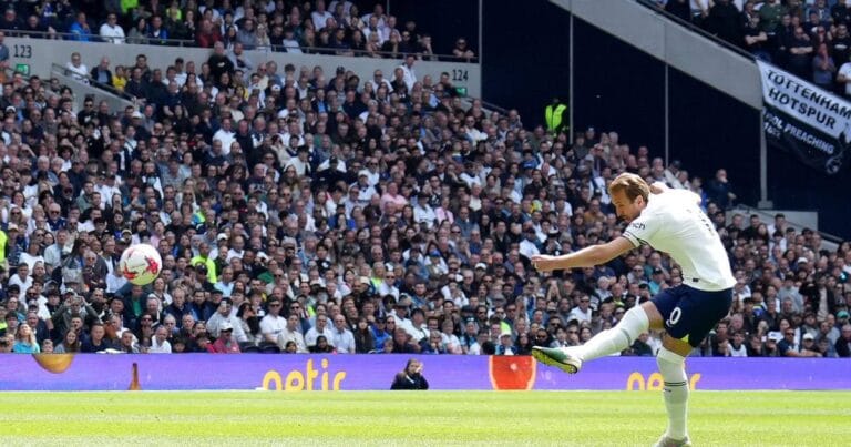 Harry Kane set two Premier League records during Tottenham’s meeting with Leeds
