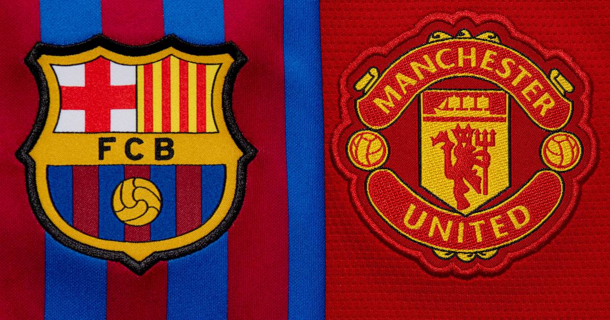 Manchester United vs Barcelona combined XI
