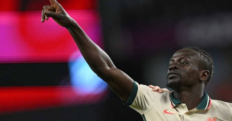 Liverpool’s Sadio Mane insists he is very happy despite links to Bayern Munich