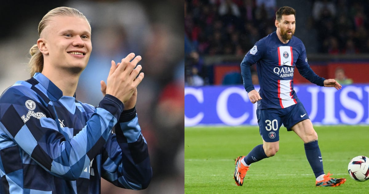 Pep Guardiola compares Erling Haaland to Lionel Messi