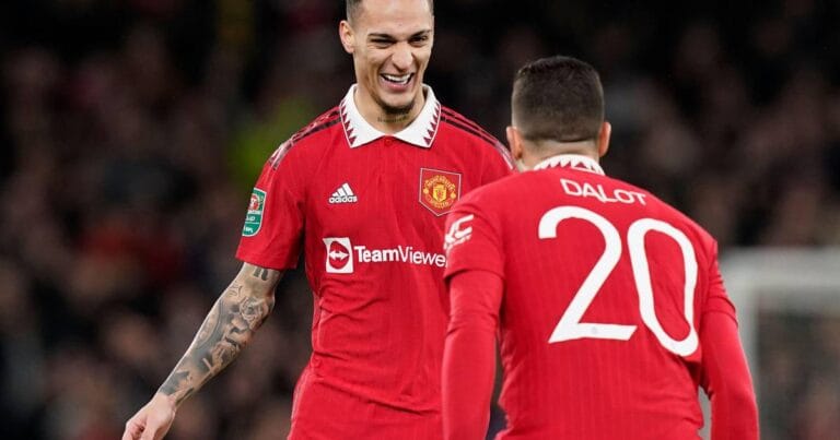 Diogo Dalot opens up on handshake celebration with Man United teammate Antony