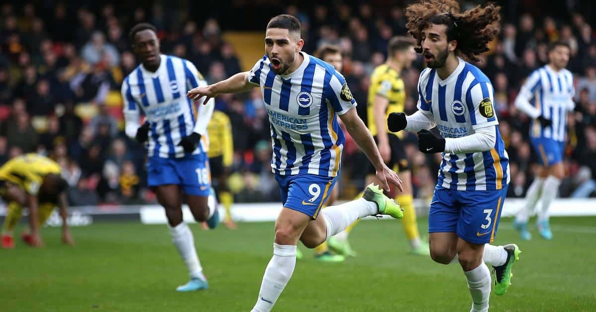 Brighton forward Neal Maupay subject of £15million bid from Serie A outfit Salernitana