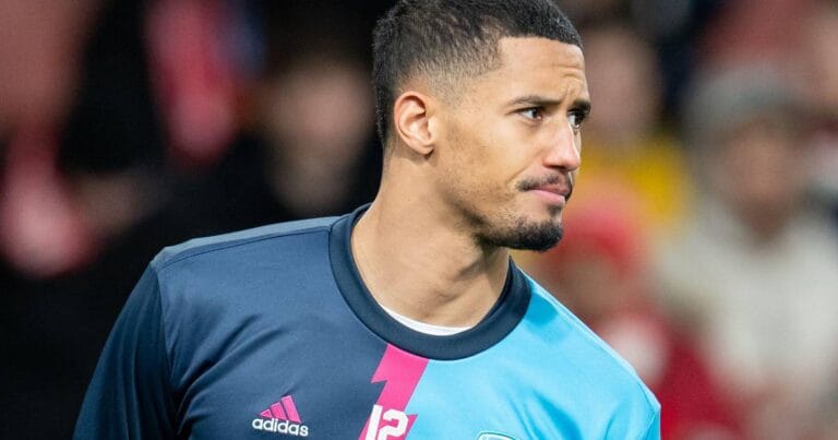 William Saliba set an unwanted Premier League benchmark in Arsenal’s draw with Brentford