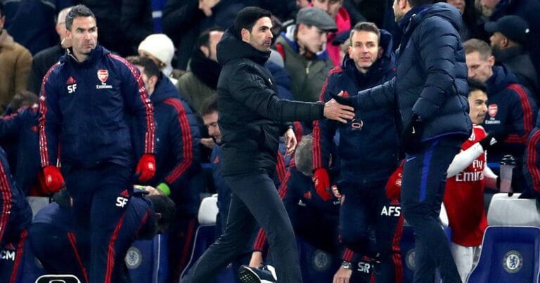 Frank Lampard suggests that Arsenal boss Mikel Arteta got lucky ahead of Chelsea clash