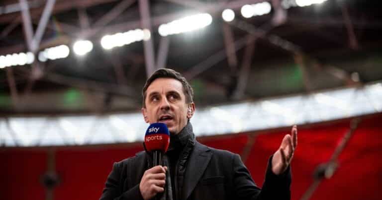 Gary Neville explains why Arsenal won’t win the Premier League