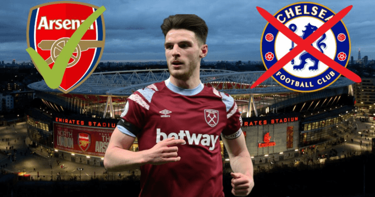 Revealed: Why Arsenal are now considered to be very strong favourites to sign Declan Rice