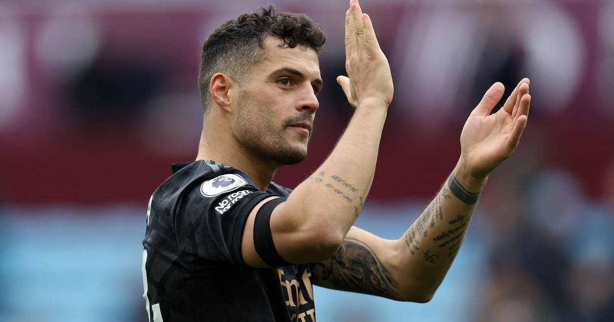 Watch: Arsenal fans will love fan footage of Granit Xhaka’s reaction to go-ahead goal vs Aston Villa