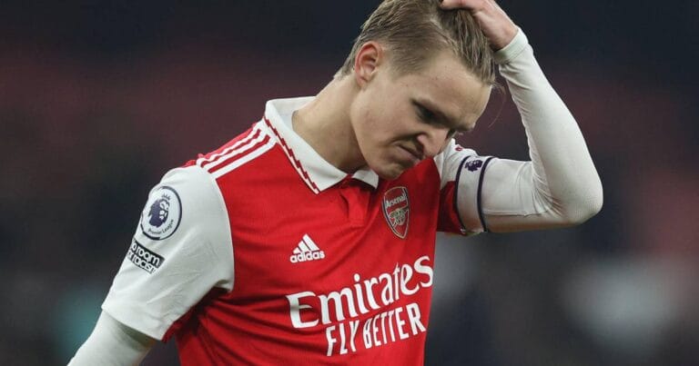 Martin Odegaard reveals Arsenal dressing room reaction to title chase ending