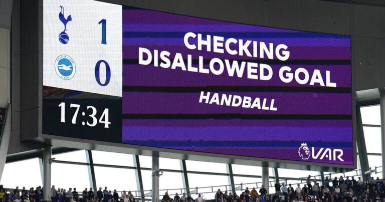 Howard Webb admits yet another VAR mistake as decision costs Brighton three points against Tottenham