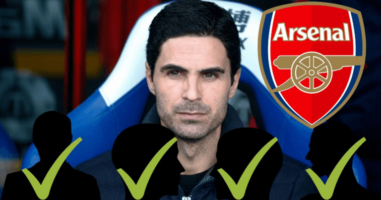 Revealed: The four signings Arsenal are looking to complete this week