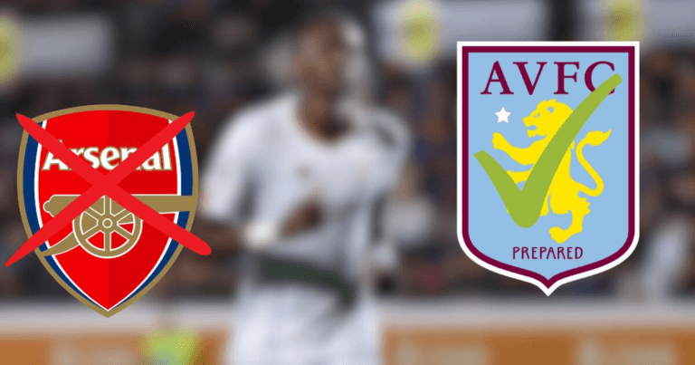 Aston Villa ‘confident’ of signing ex-Chelsea man despite Arsenal interest