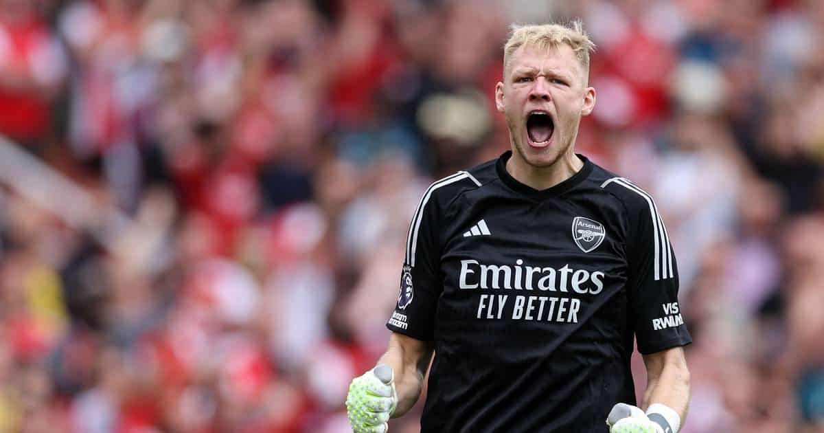 Aaron Ramsdale in danger of being dropped by Mikel Arteta