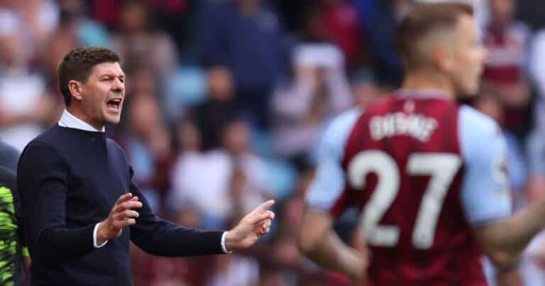 Aston Villa fans send collective Steven Gerrard message to club owners after Arsenal defeat