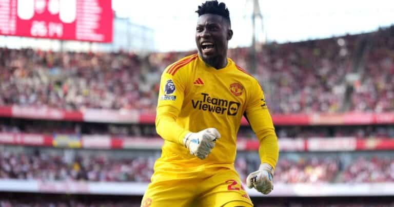 Alarming Andre Onana stat surfaces after Man United’s defeat to Brighton