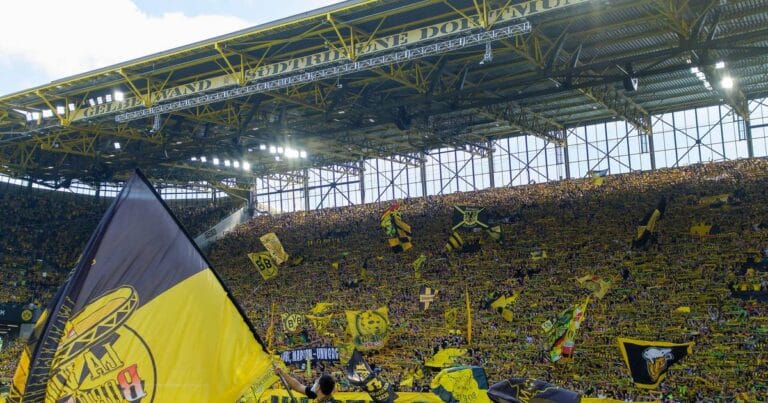 Watch: Borussia Dortmund fans stay behind to support players despite last-day title collapse
