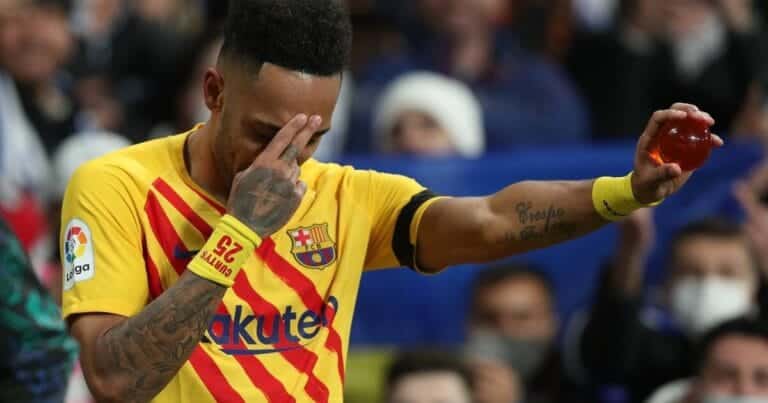 Pierre-Emerick Aubameyang hits out at critics as he sets impressive record in El Clasico win