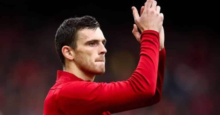 Why Andy Robertson is missing for Liverpool vs Aston Villa