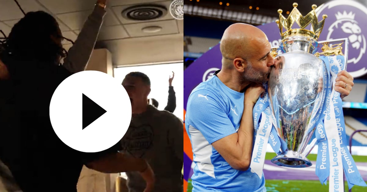Watch: The moment Manchester City found out they had won the Premier League