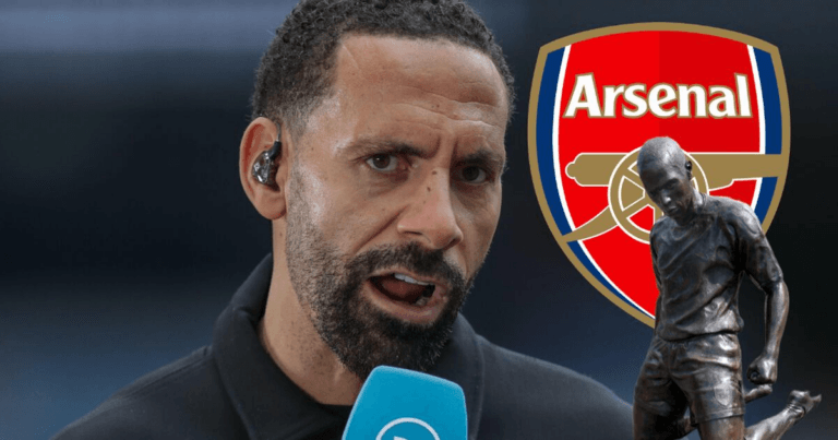 Rio Ferdinand takes savage swipe at Arsenal as he claims Manchester United star would ‘have a statue’ at the Emirates already