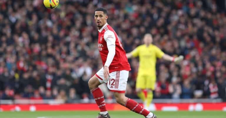 William Saliba names best-ever Premier League centre-backs