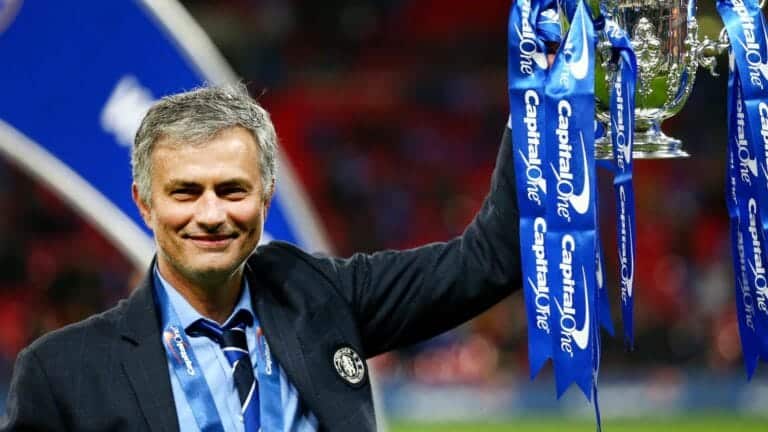 How many trophies has Jose Mourinho won?