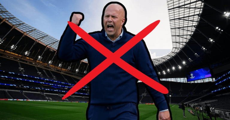 Who are the remaining Tottenham managerial contenders after Arne Slot rejects them