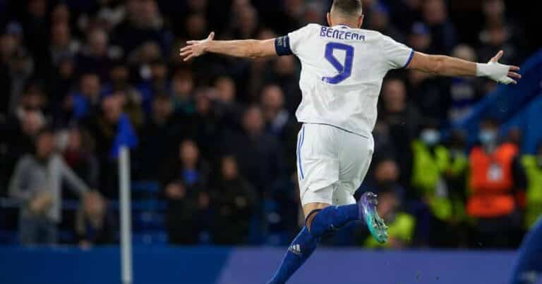 Karim Benzema sends records tumbling with hat-trick against Chelsea