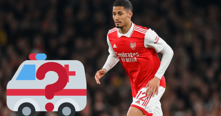 Mixed update emerges on William Saliba injury following Arsenal’s draw with Liverpool