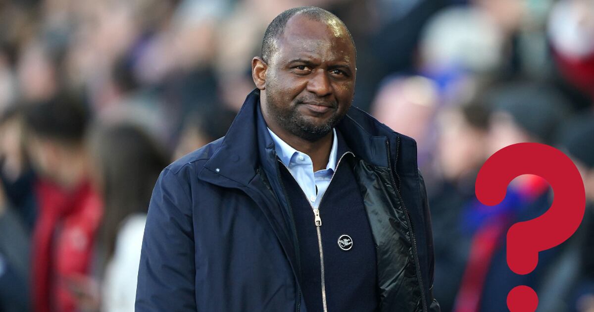 Revealed: Crystal Palace’s stance over sacking Patrick Vieira following 12-match winless run