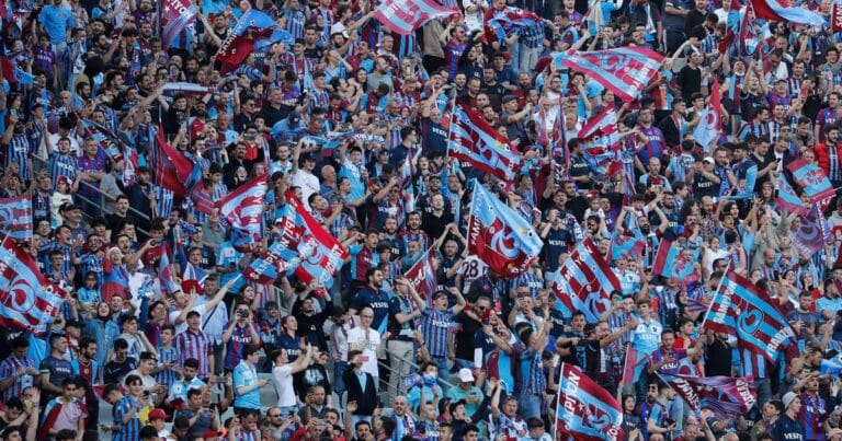 Watch: Grim scenes in Turkey as fan attacks Goztepe goalkeeper with corner flag after scary flare incident in crowd