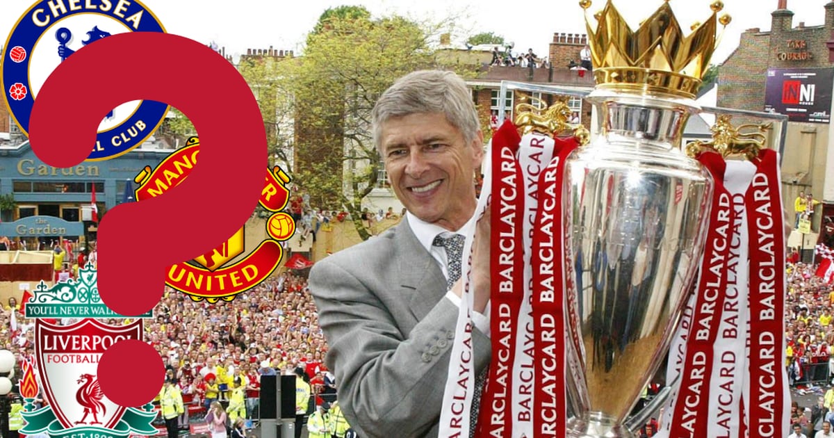 Who has managed the fewest defeats in a Premier League season