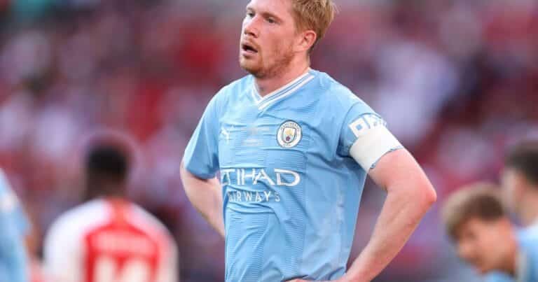 Update provided as Kevin De Bruyne is set to be laid up in treatment