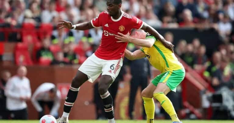 Video: Paul Pogba’s gesture sparks backlash from Old Trafford crowd after Norwich