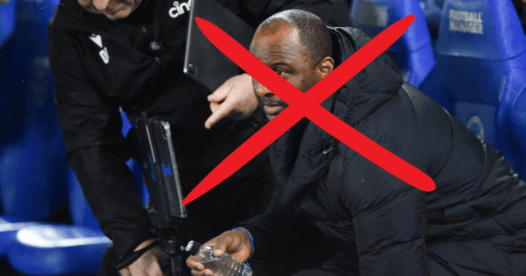 Official: Crystal Palace sack Patrick Vieira