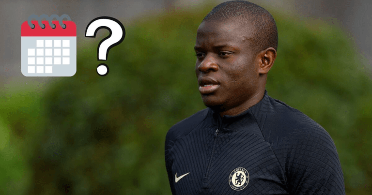 Revealed: When N’Golo Kante is aiming to make Chelsea return