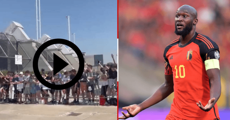 Watch: Juventus fans protest outside training ground amid Romelu Lukaku rumours