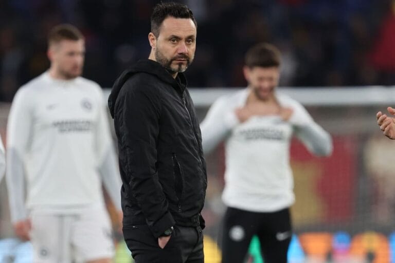 Roberto de Zerbi says ‘I’ve had no offers’ amid rumoured Juventus interest