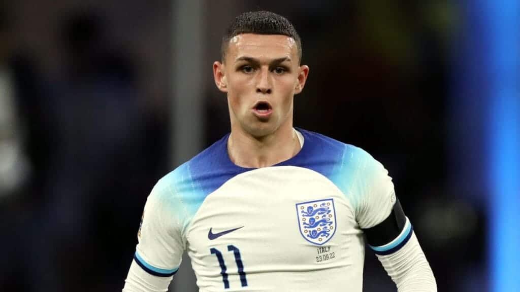 Manchester City midfielder Phil Foden