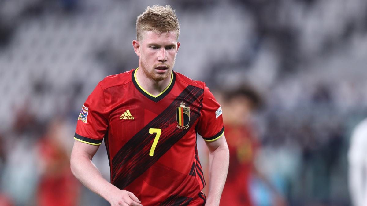 De Bruyne celebrates 100th Begium cap with goal