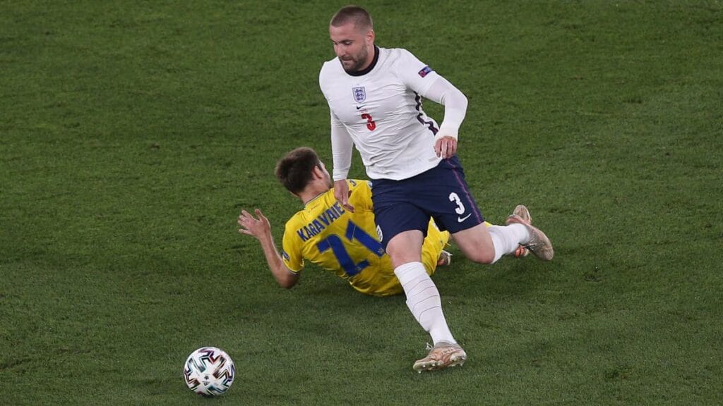 Manchester United and England defender Luke Shaw