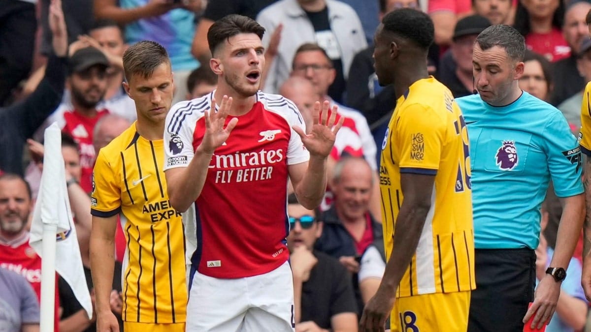 Rice sees red as Gunners drop points
