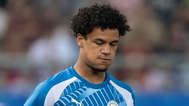 Manchester City winger Oscar Bobb ‘fractures leg and could require surgery’