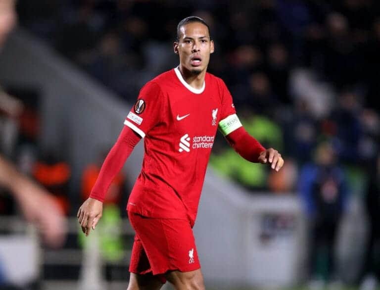 Liverpool captain Van Dijk relaxed despite contract running down