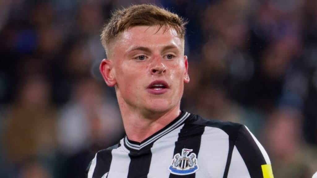 Harvey Barnes played football for Newcastle