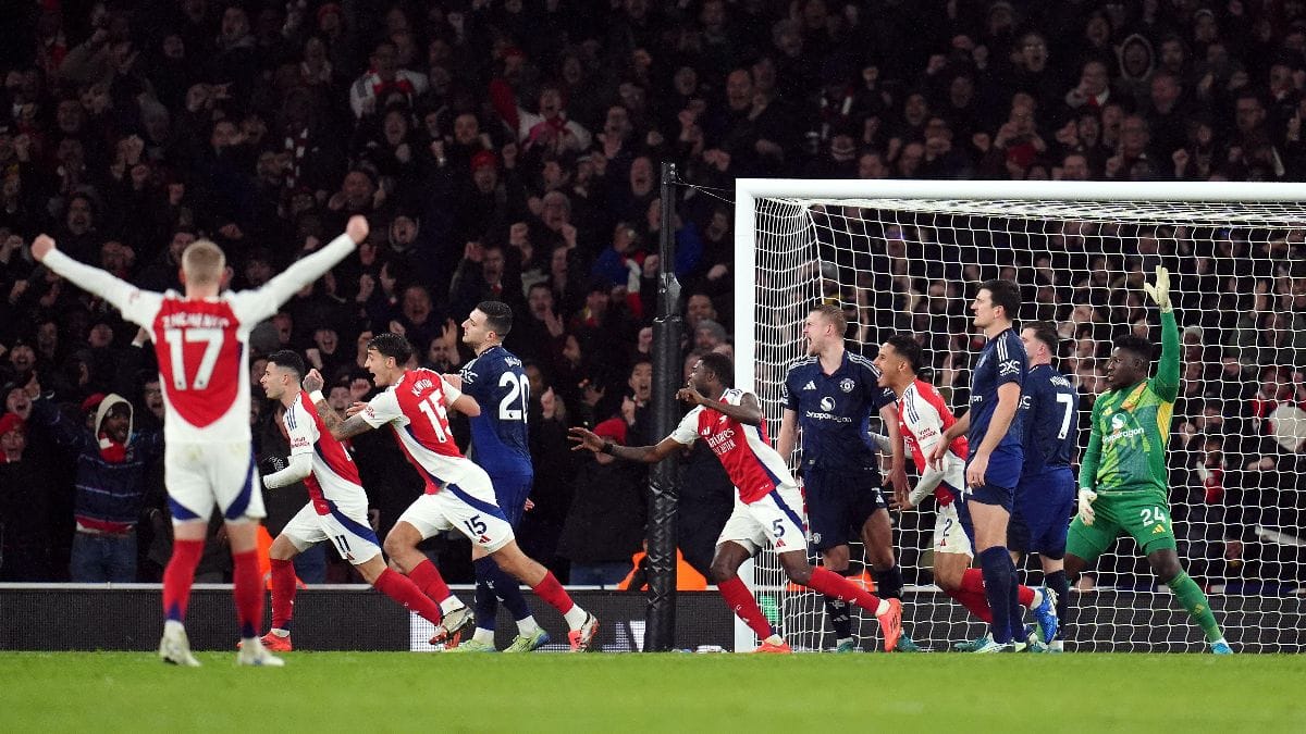 LIVE – Arsenal 2-0 Manchester United: Saliba doubles Gunners’ lead from another set-piece