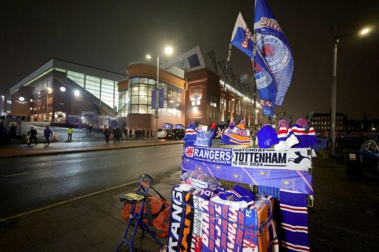 Rangers v Tottenham: Line-ups confirmed as Gray starts in Spurs defence