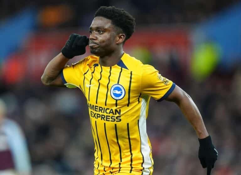 Aston Villa 2-2 Brighton: Lamptey rescues point in entertaining game