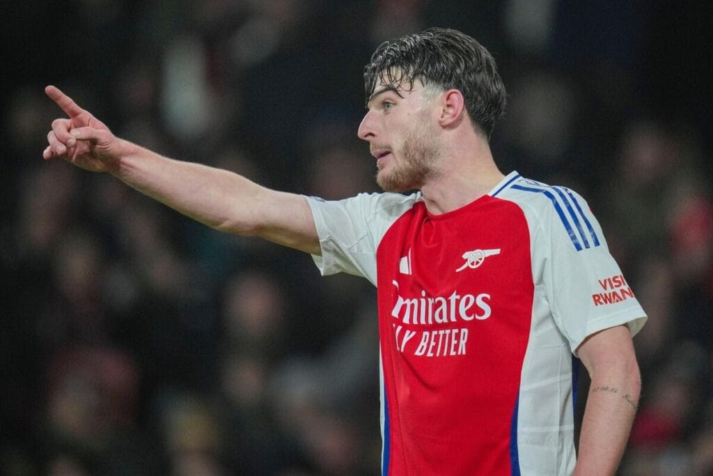 Arsenal could turn to Declan Rice at centre-back – as Arteta calls on players to step up after Gabriel injury